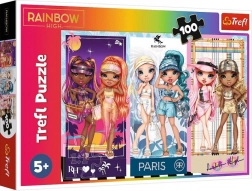 Puzzel 100 stukjes Rainbow High – regenboogpoppen