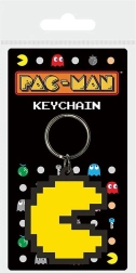 Rubberen sleutelhanger Pac Man Pixel