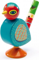 Houten fluit Djeco Animambo in de vorm van een vogeltje