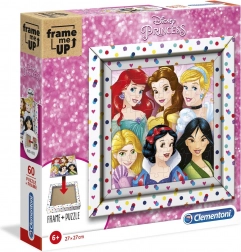 CLEMENTONI Puzzle Frame Me Up Disney prinsessen 60 stukjes