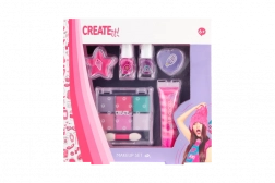 kinder make-up set create it! lila turquoise