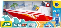 LENA brandweerboot met pomp voor waterspel