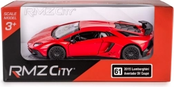 Metalen automodel Lamborghini Aventador Superveloce 1:36 rood – RMZ City