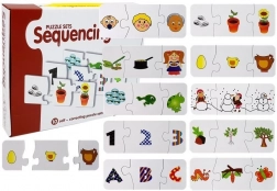 Educatieve sequentiepuzzels – 10 sets om cijfers, letters en levenscycli te leren