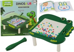 Magnetisch bord voor kinderen Dino in groene kleur