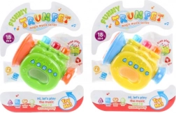 Kinder-trompet met batterijen met geluiden en melodieën