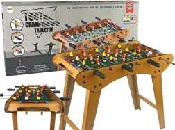 Grote houten voetbaltafel Houten spel Tafelvoetbal