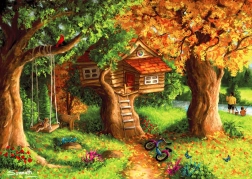 ENJOY Puzzel boomhut 1000 stukjes