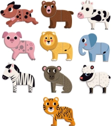 Vilac Houten magneten Grappige dieren