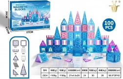 Magnetische bouwset Ice Snow – 100 stukken