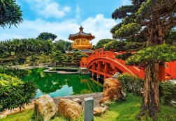 Puzzel 1000 stukjes Tuin Nan Lian Hongkong