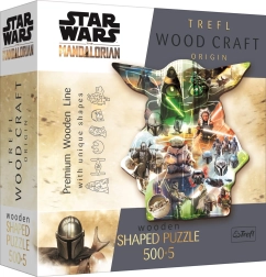 Houten puzzel TREFL The Mandalorian: Mysterie van Grogu