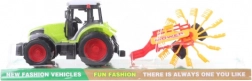 Kunststof tractor met hooischudder voor kinderen