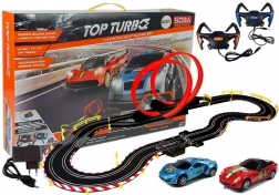 Racebaan TOP TURBO met twee auto's en controllers