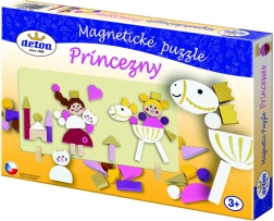 Detoa magnetische houten puzzel met prinsessen, 45 stukjes