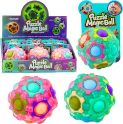Magische balletjespuzzel die in het donker oplicht