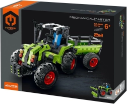iM.MASTER bouwset tractor met aanhangwagen 2-in-1, 346 onderdelen
