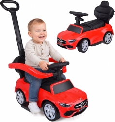 Mercedes kinderloopauto en duwauto 2-in-1 rood