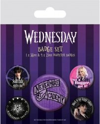 Set Wednesday-badges