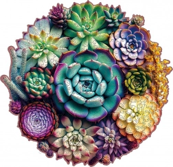 EscapeWelt houten puzzel Succulenten 500 stukken