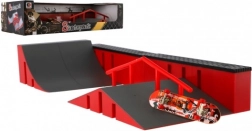 Mini-skatepark met fingerboard plastic set
