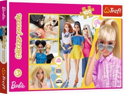Puzzel 100 stukjes Glitter Brokaat Barbie