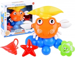 Waterspeelgoed voor in bad – krab met fontein op zuignappen
