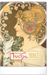 Muurkalender Alfons Mucha 2026