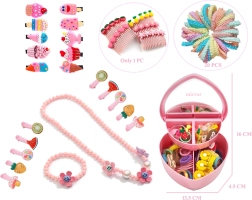Stijlvolle haarset 43 stuks DIY