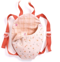 Djeco draagzak voor poppen lavender