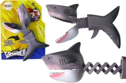 Bijtspeeltje haai op veer – grijs