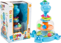 Nijlpaardje met balletjes – interactieve speelgoed voor kinderen