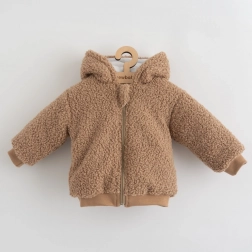 Voedingsvriendelijke winterhoodie met oortjes New Baby Teddy Winter 56 (0–3 m)
