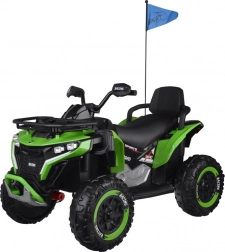 Grote elektrische kinderquad 4x4 groen
