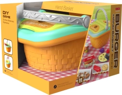 Speelset picknickmand met burger
