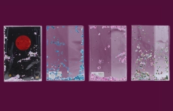 Glitter hoes voor A4-schrift