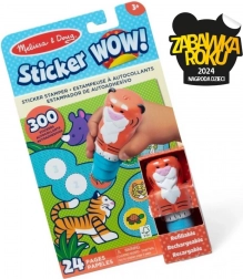 Sticker WOW! Boekje en stempel met stickers - Tijger