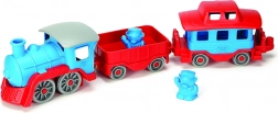 Green Toys blauwe trein van gerecycled plastic