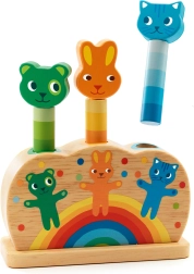 Houten speelgoed Springende Diertjes Djeco