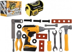 Kindergereedschapsset met accuboormachine en draagtas