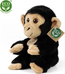 Rappa pluche zittende chimpansee 18 cm eco-friendly