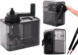 Krukpotloodslijper met opvangbak – zwart