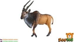 Figuur van een mannelijke Derby-antilope