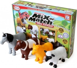 Malblo magnetic – boerderijdieren, magnetische bouwset voor kinderen