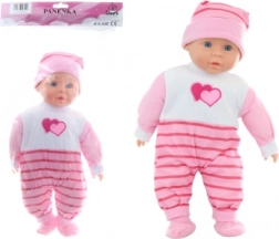 Babymeisje met geluiden 40 cm