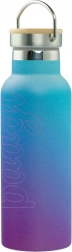 Thermosfles met bamboe deksel BAAGL Gradient blauw-paars 500 ml