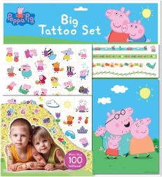 Grote set tatoeages Peppa Pig