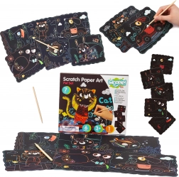 Woopie Art&Fun creatieve set kraskaartjes voor kinderen, 7 onderdelen