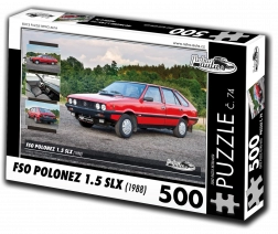 Puzzel RETRO-AUTA FSO Polonez 1.5 SLX (1988) – 500 stukjes