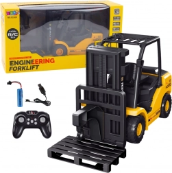 Afstandsbediende RC-heftruck 2.4GHz geel